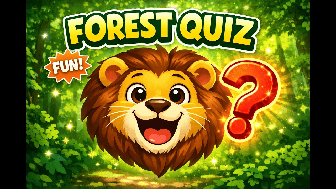 Can You Guess These Animals? | Fun Forest Animal Quiz for Kids (Preschool & Kindergarten)