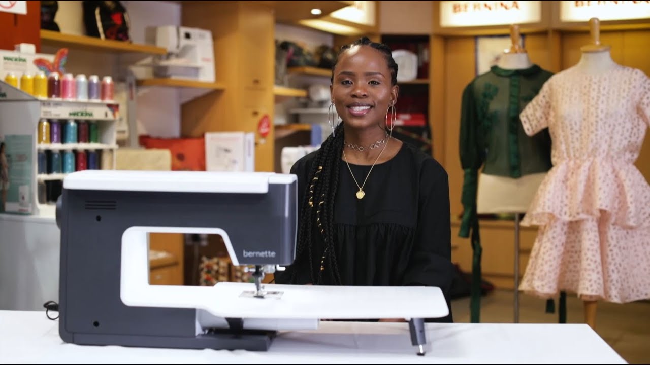 b77: Fashion Designer Kentse Masilo loves this machine