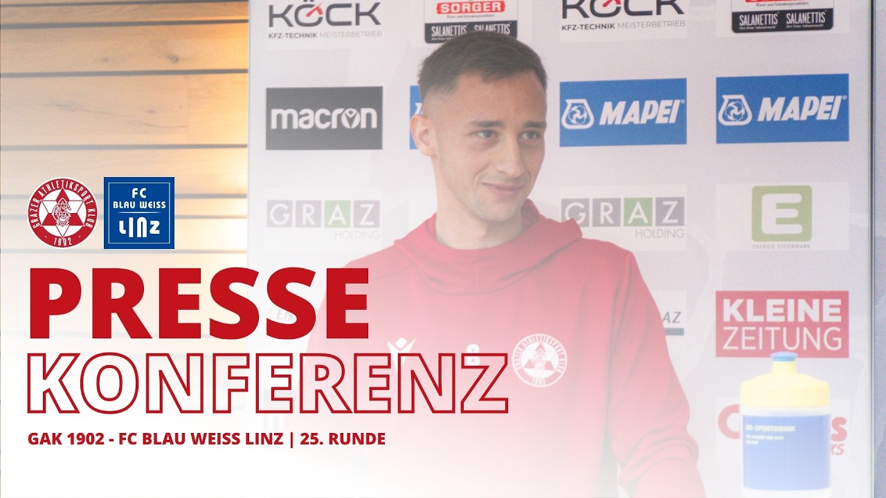 PK vor dem Heimspiel gegen den FC Blau Weiss Linz | 25. Runde ADMIRAL Bundesliga