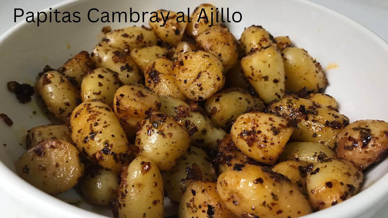 Papitas Cambray al Ajillo