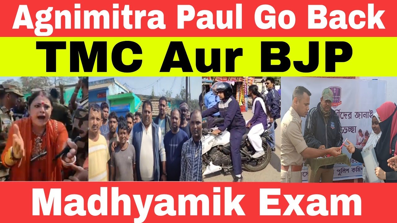 Agnimitra Paul Go Back !Arjun Singh !Traffic Police !Madhyamik Exam! Blood Donation 