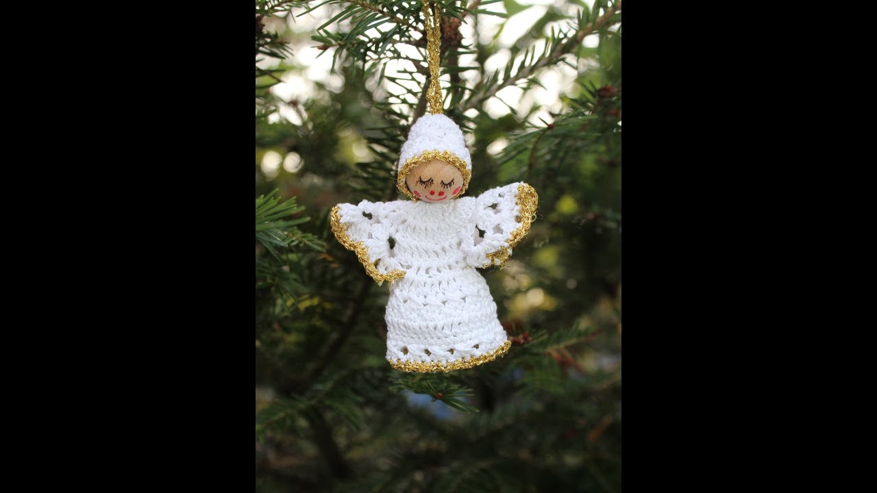Kleines Weihnachtsengerl - Teil 1 - Deko für Weihnachten - Engel häkeln
