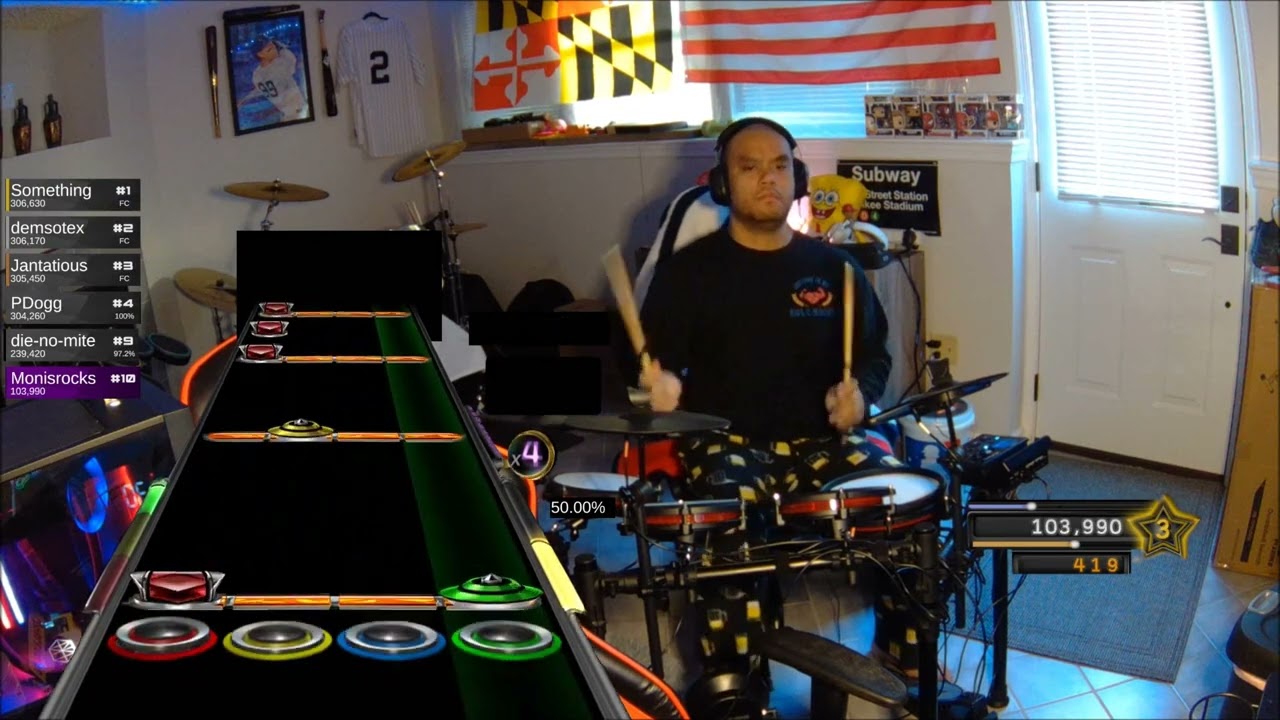 Clone Hero (Alesis Nitro Max) - Know Your Enemy by Green Day - Pro Drums - 100% FC