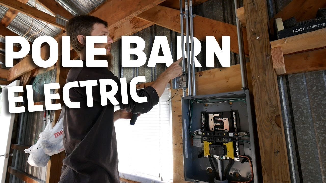 New Electric - 1970s Pole Barn Restoration