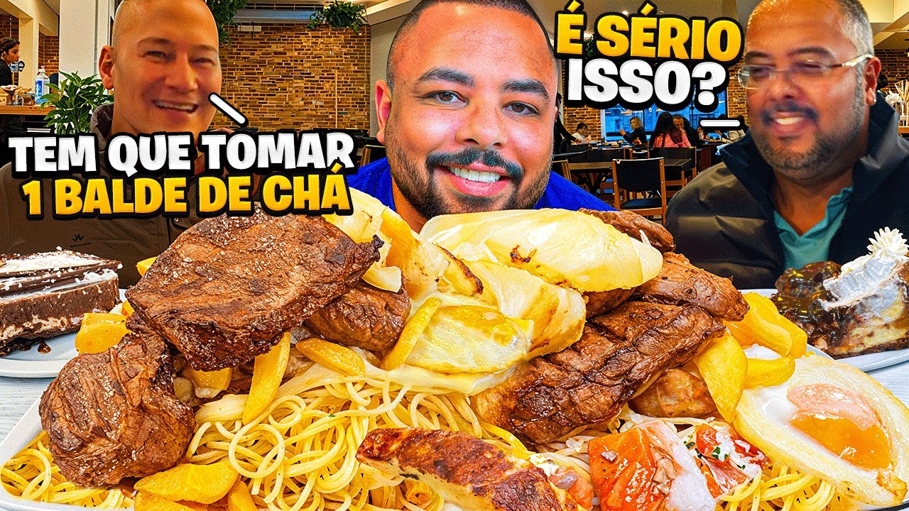 DEPOIS DESSE PRATO… SÓ DEITANDO!🛌 *O balde de chá é real!
