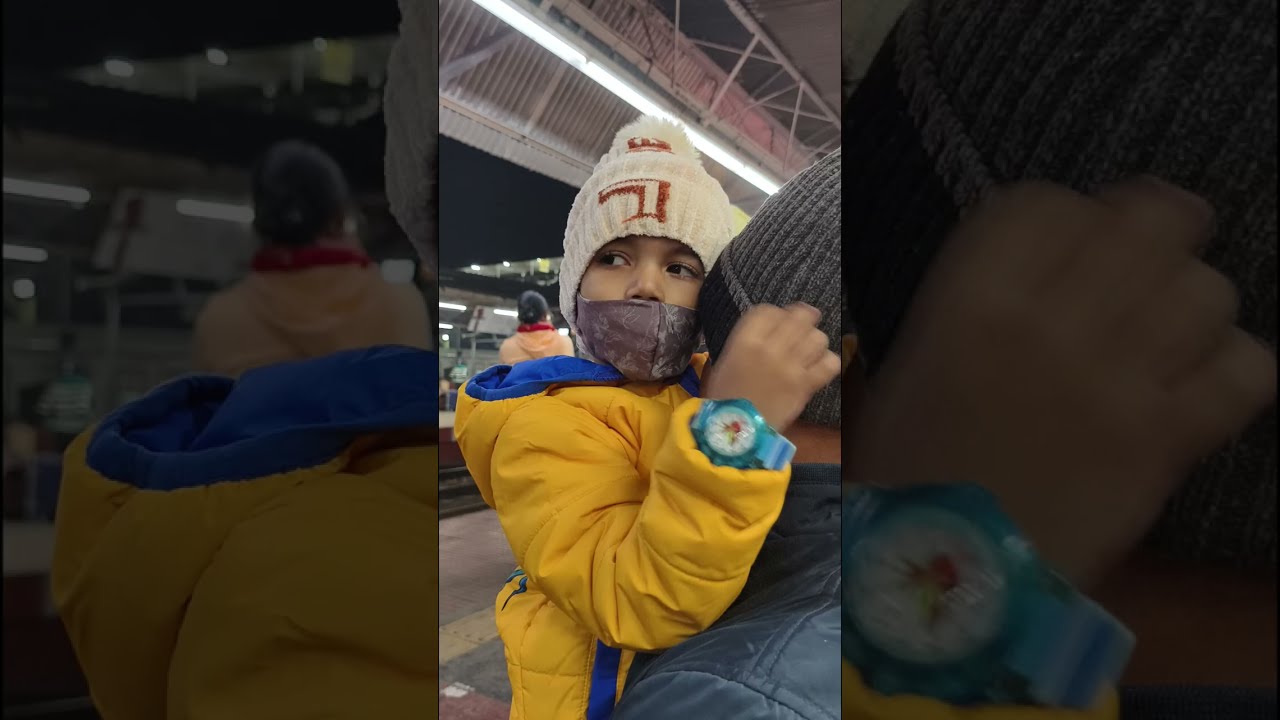 Timepass #kids #parents #train #love #station