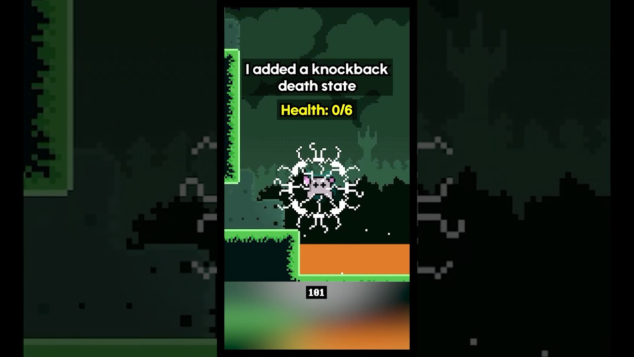 I Added a Knockback Death State to my Game! - Dev Log 101