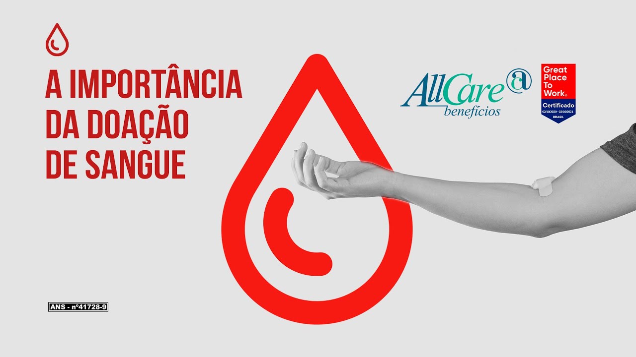 A import&acirc;ncia da doa&ccedil;&atilde;o de sangue
