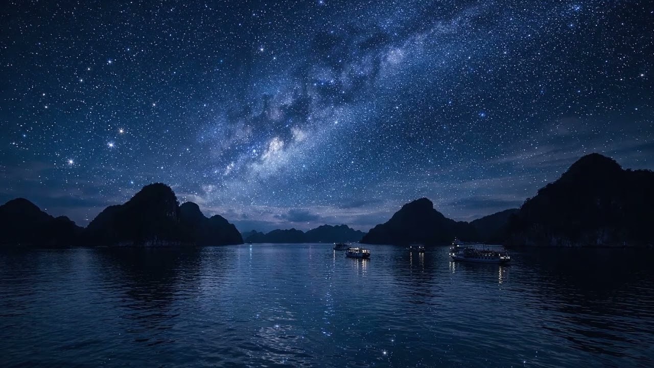 【SLEEP】Starlit Ocean Night 🌌 Deep Sleep Music | Calm Mind & Insomnia Relief