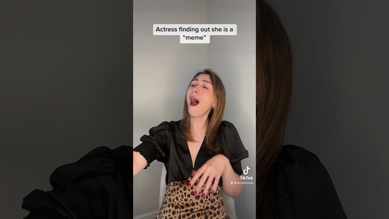 Actress Finding Out She Is A Meme