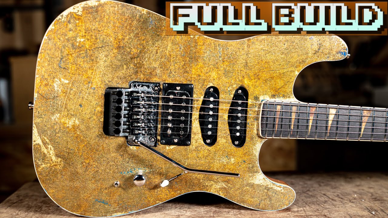 Я сделал SILVER TOP GUITAR с Authentic SILVER (с Chemical PATINA)