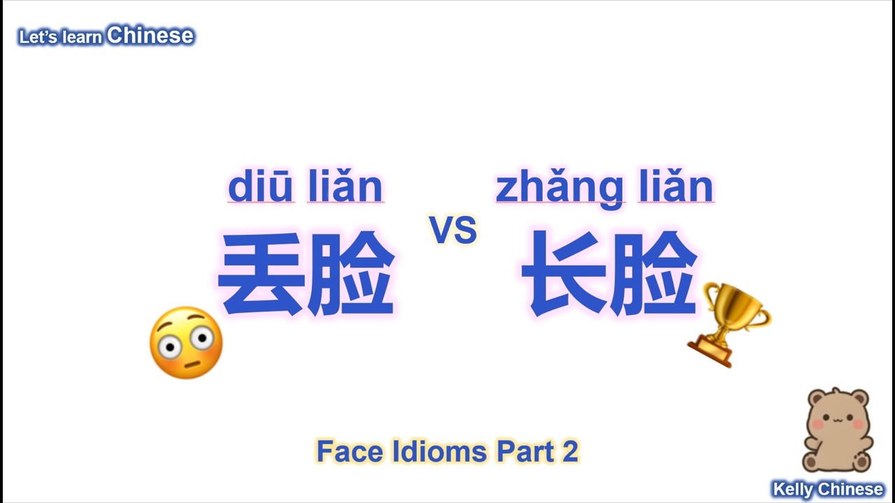 Chinese Body Part Idioms: Face (part 2)