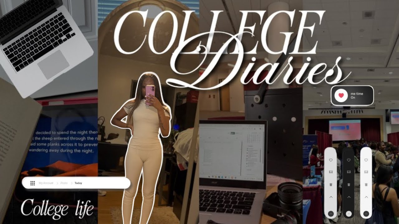 COLLEGE DIARIES 🎀 | Midterm Week: reading, productivity, cleaning, events +more!