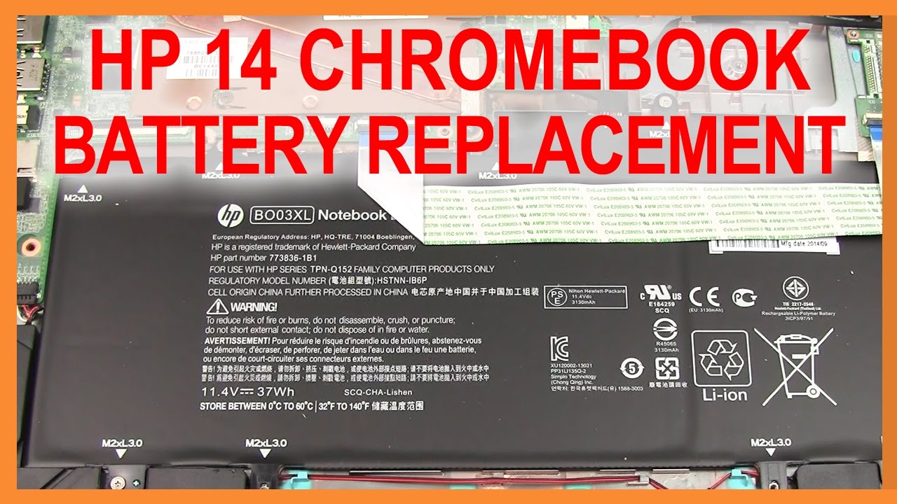 HP 14 Chromebook (HP 14-x010wm) Battery Replacement | DirectFix