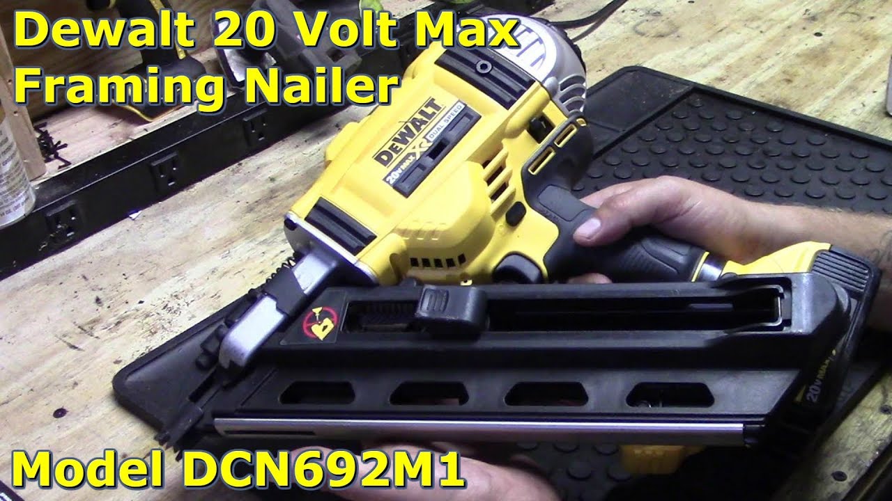 Обзор беспроводного гвоздезабивного пистолета Dewalt 20 Volt Max от @GettinJunkDone