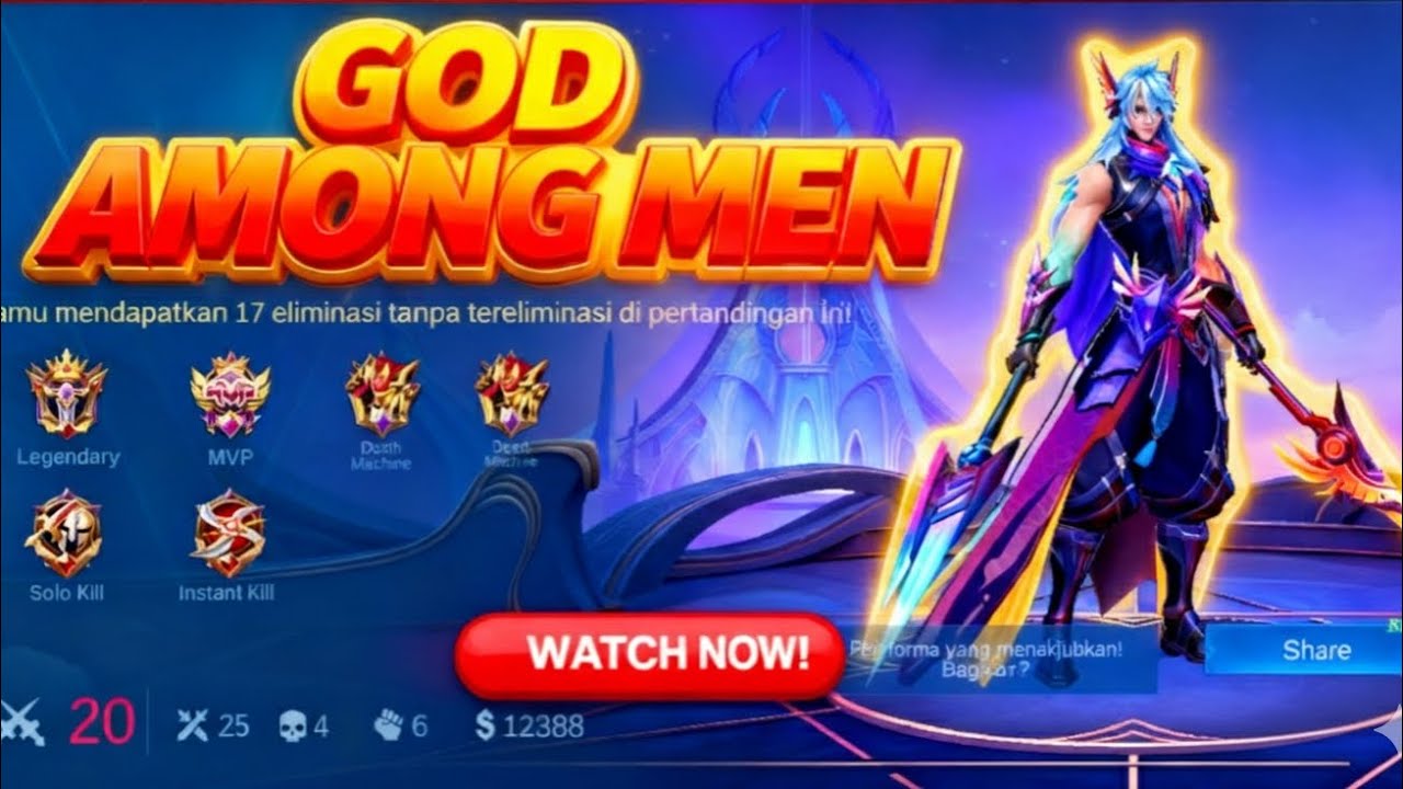 25 KILLS GOD AMONG MEN!!!!GAMEPLAY ARLOT TERBAIK