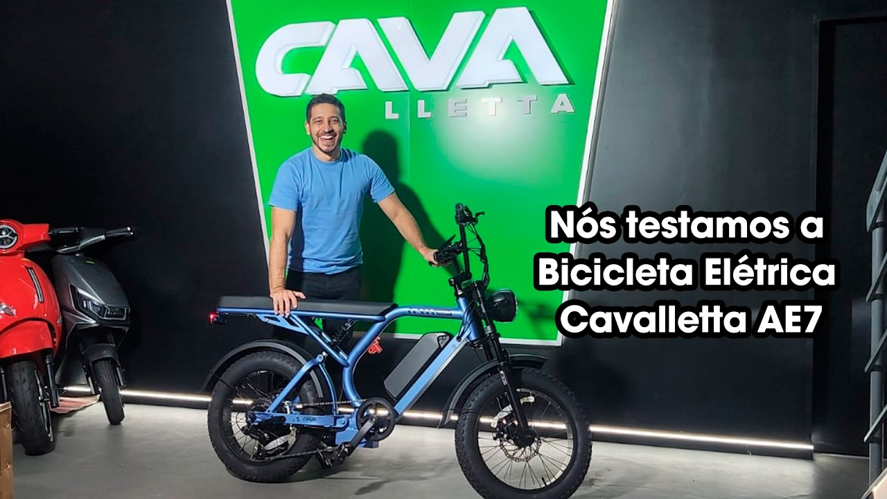 Testamos a Bicicleta Elétrica Cavalletta AE7 | Com até 80 Km de Autonomia | Mais barata do Brasil