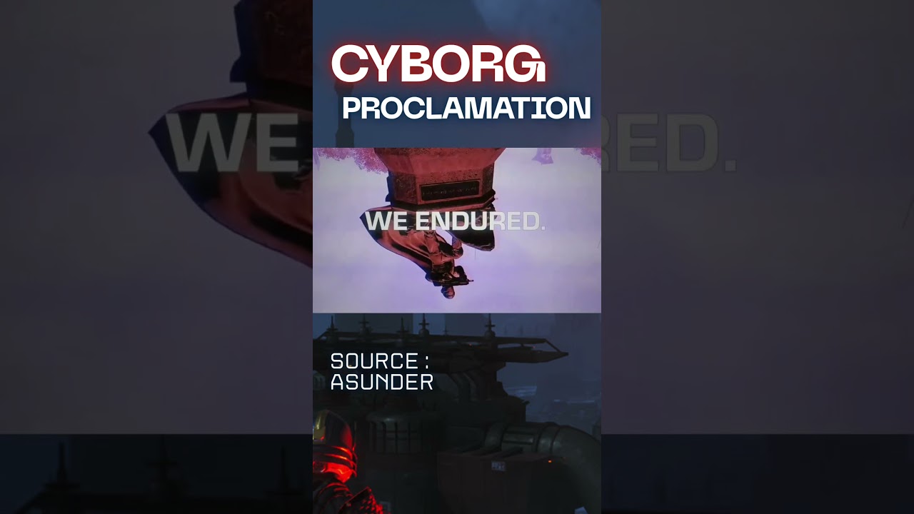 The Cyborg Proclamation #helldivers2