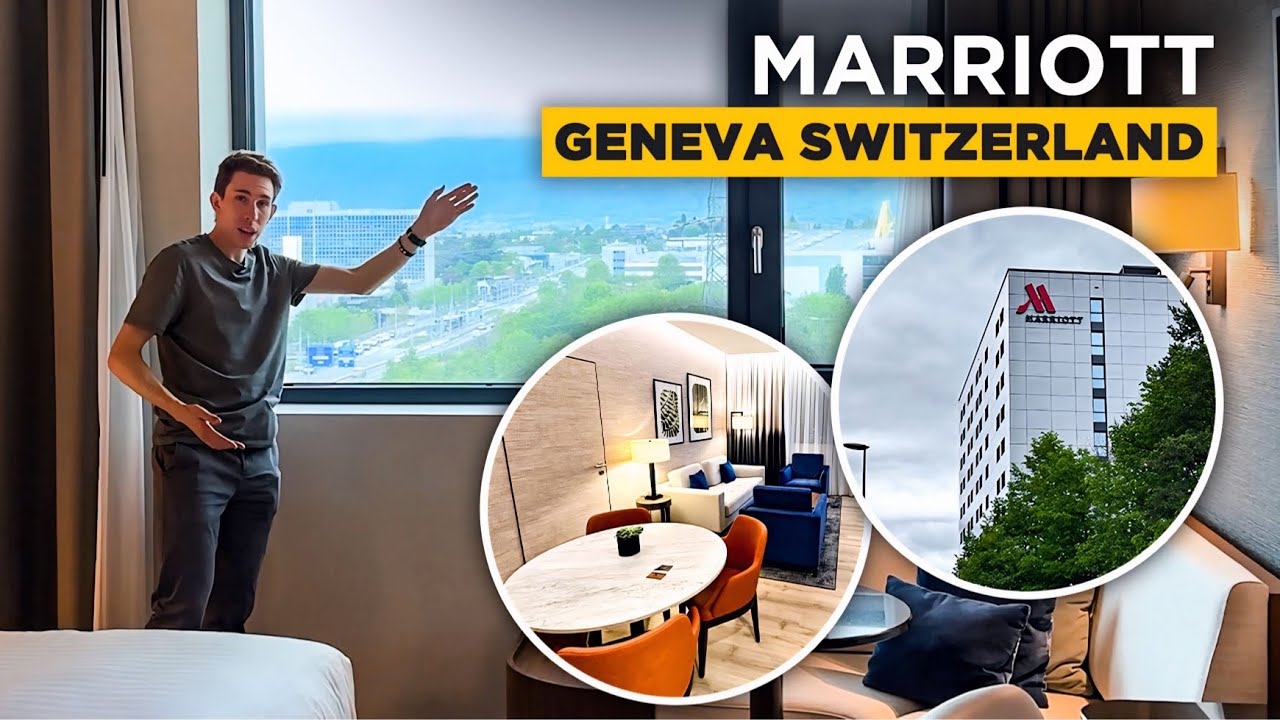 Geneva Marriott: Best Hotel Near Geneva Airport & Close To Downtown!【Full Tour】