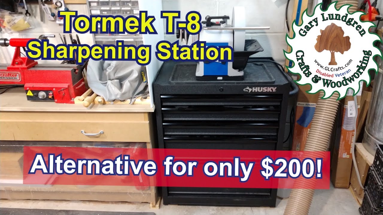 Tormek T-8 Sharpening Station $200 Alternative to the $800 Tormek Station.  Save $$!  Ep. 2020-04