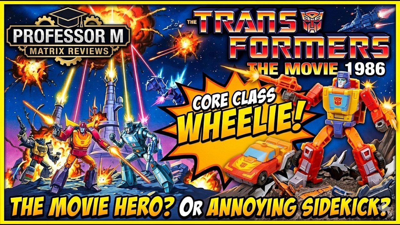 Transformers #transformersreview  - Wheelie from #transformersthemovie Core Class Figure Review