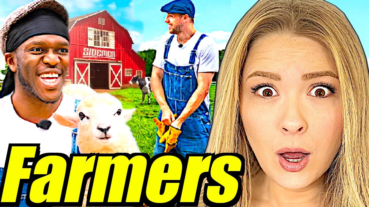 Americans REact To SIDEMEN BECOME FARMERS FOR 24 HOURS