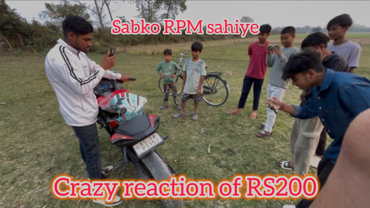 RS200 crazy reactions ||RPM sound 