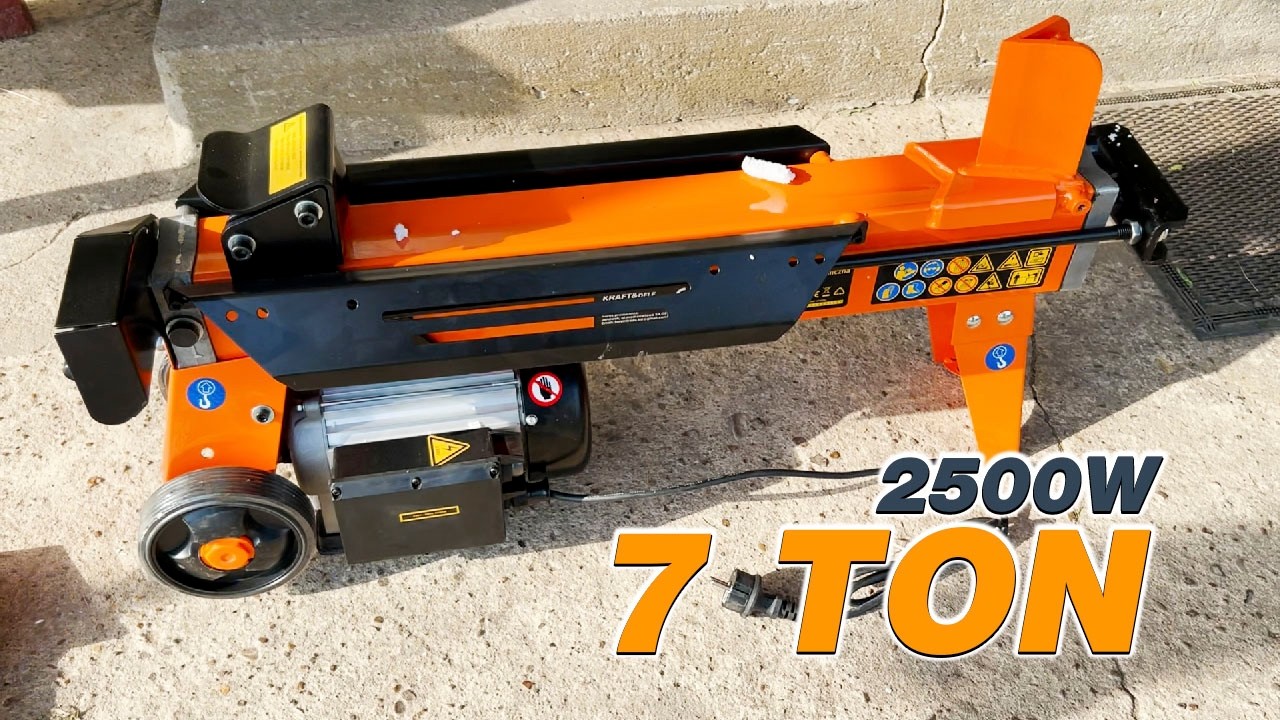 🔥 Распаковка и тестирование 7-тонного дровокола мощностью 2500 Вт | KD5209 в действии