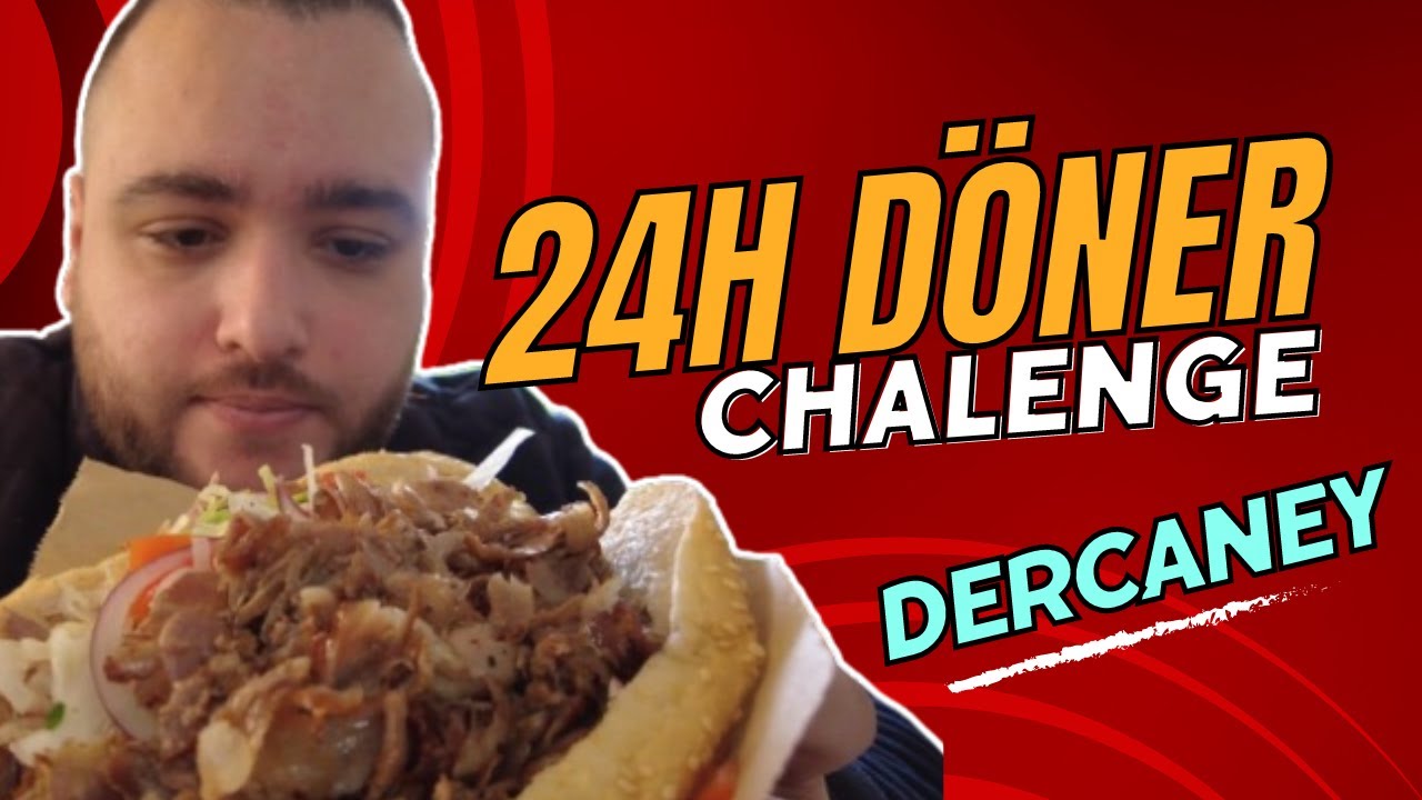 24 STUNDEN D&Ouml;NER CHALLENGE (NUR D&Ouml;NER ESSEN!) | DERCANEY