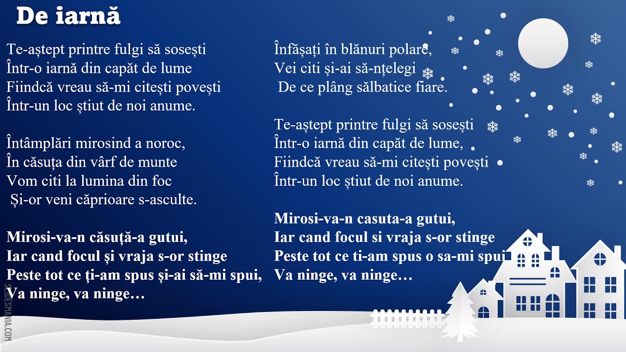 De iarna