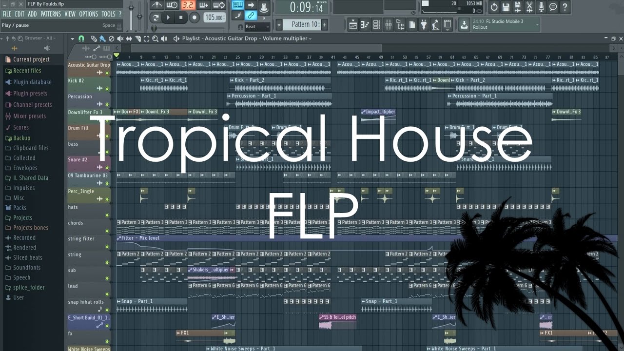 FREE Full Tropical House FLP Template (Kygo, Mike Perry Style)