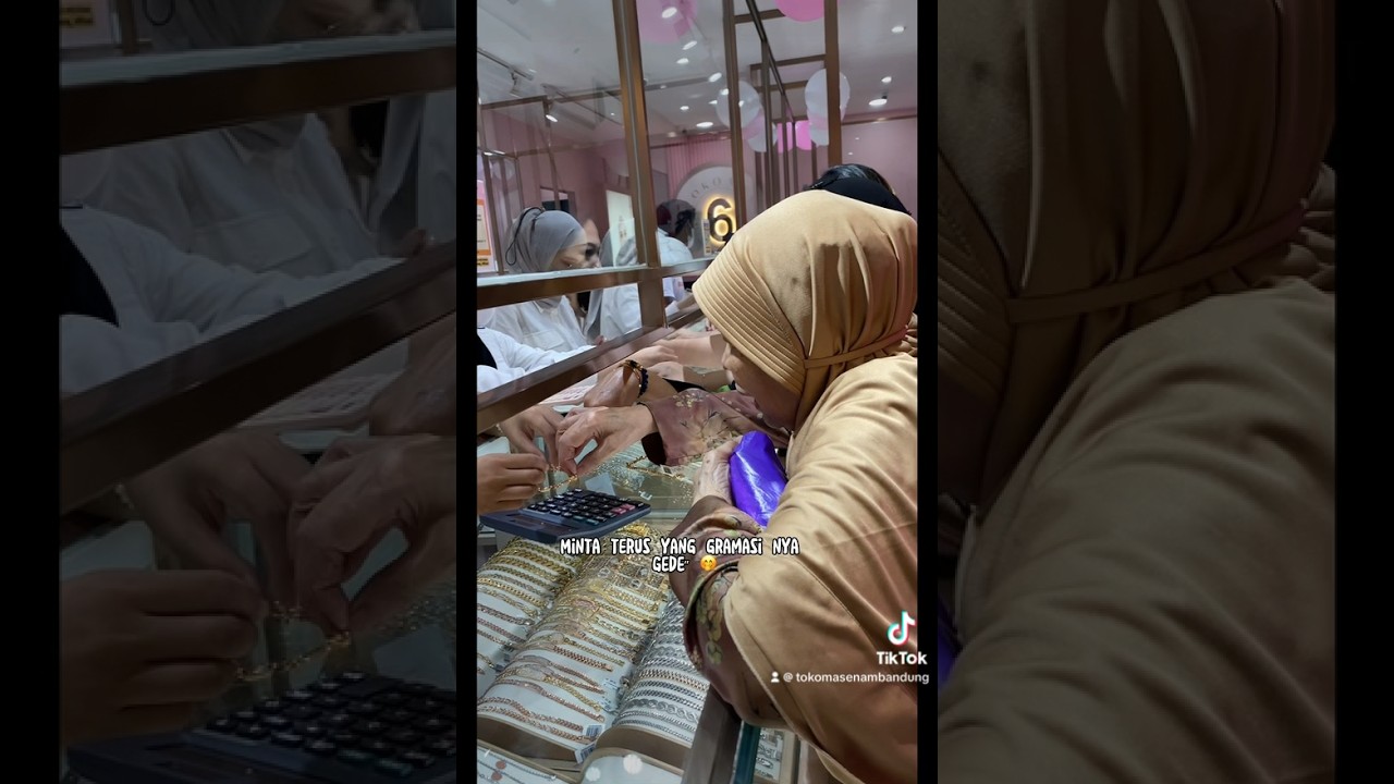 POV : ketika nenek beli emas gramasinya ga main main😱 #tokomas #fashionaccessories