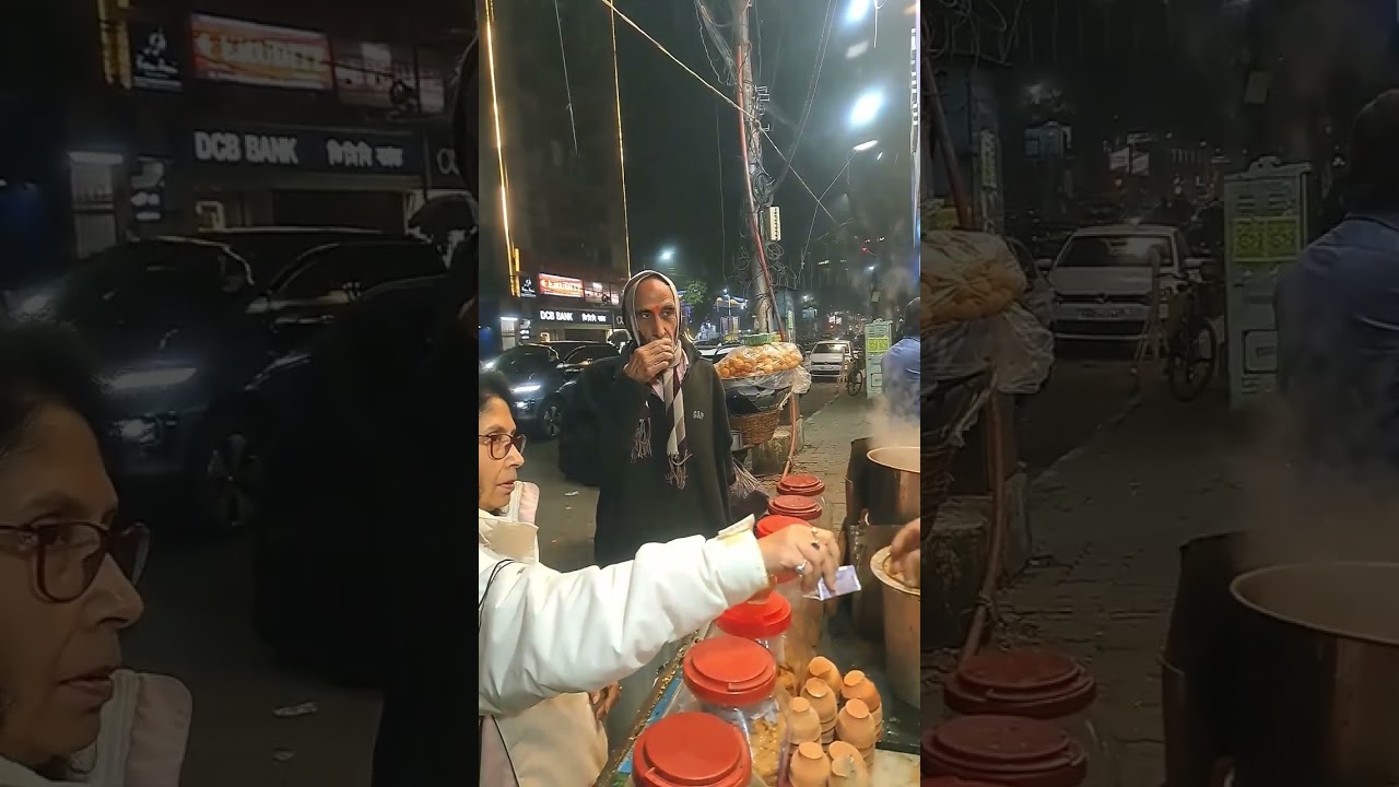 Hot Desi Chai # street beverage# cold winter evening time @@26 A camac street kol.#A panda tea Shop.
