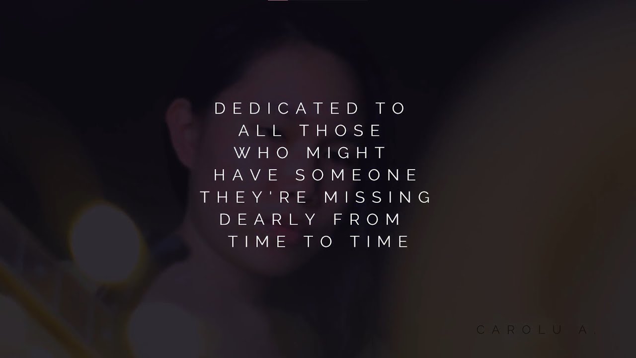 Sasha Sloan - Dancing With Your Ghost --- Acoustic + Raw Vocals Cover by Carolu A.