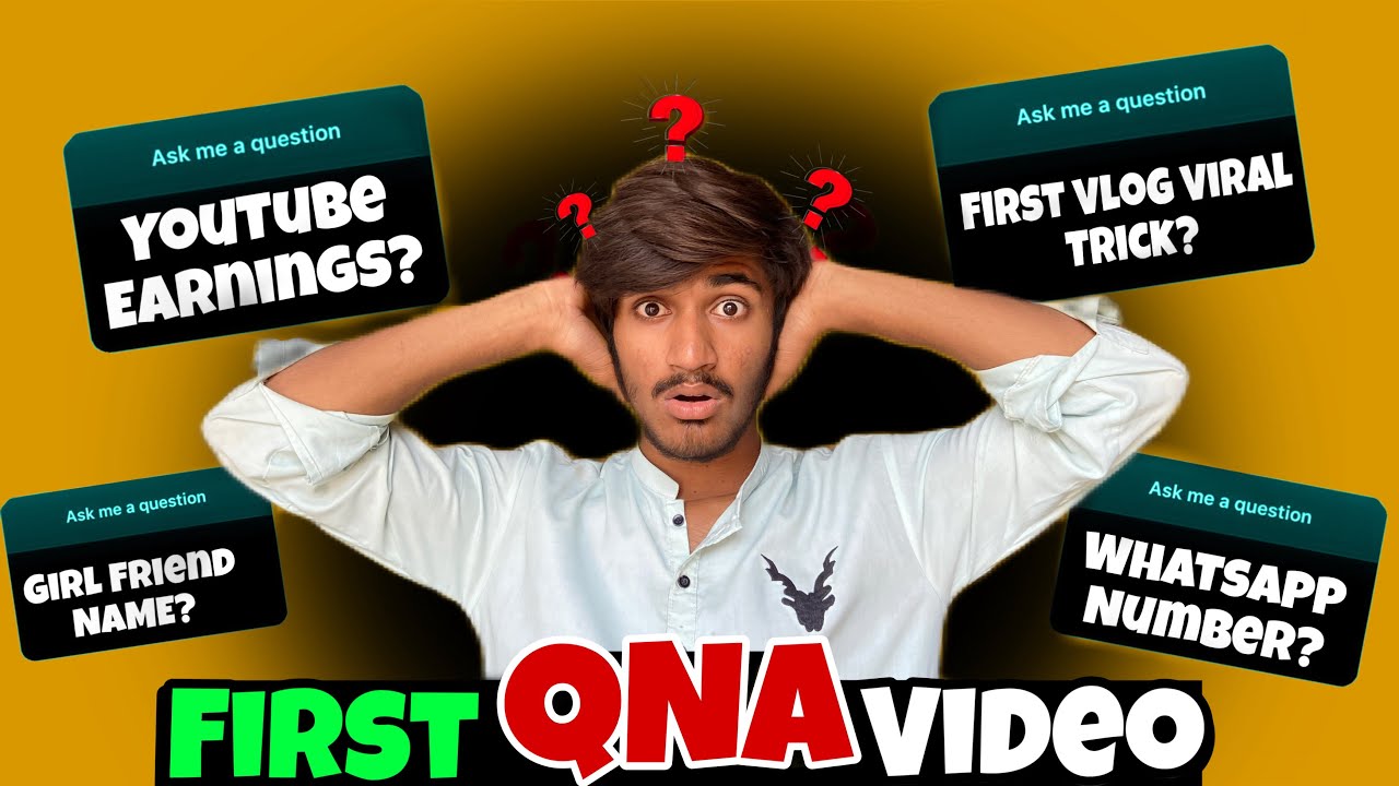 Revealed YouTube Income 🤑 | My First QNA Video🤔 | Mahar Waqaso