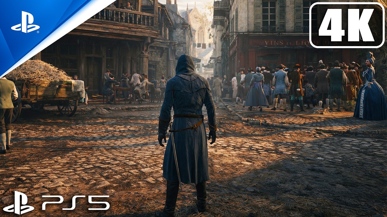 Геймплей Assassin's Creed Unity на PS5 [4K 60FPS]