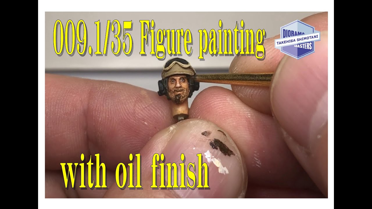 009.1/35 Figure painting with oil finish
