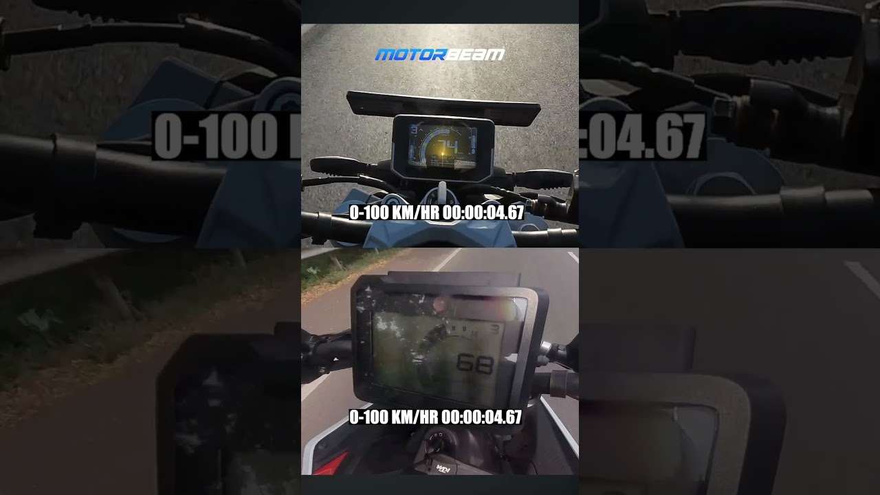 Duke 250 vs Xtreme 250R - 0-100 km/hr 🔥 KTM vs Hero