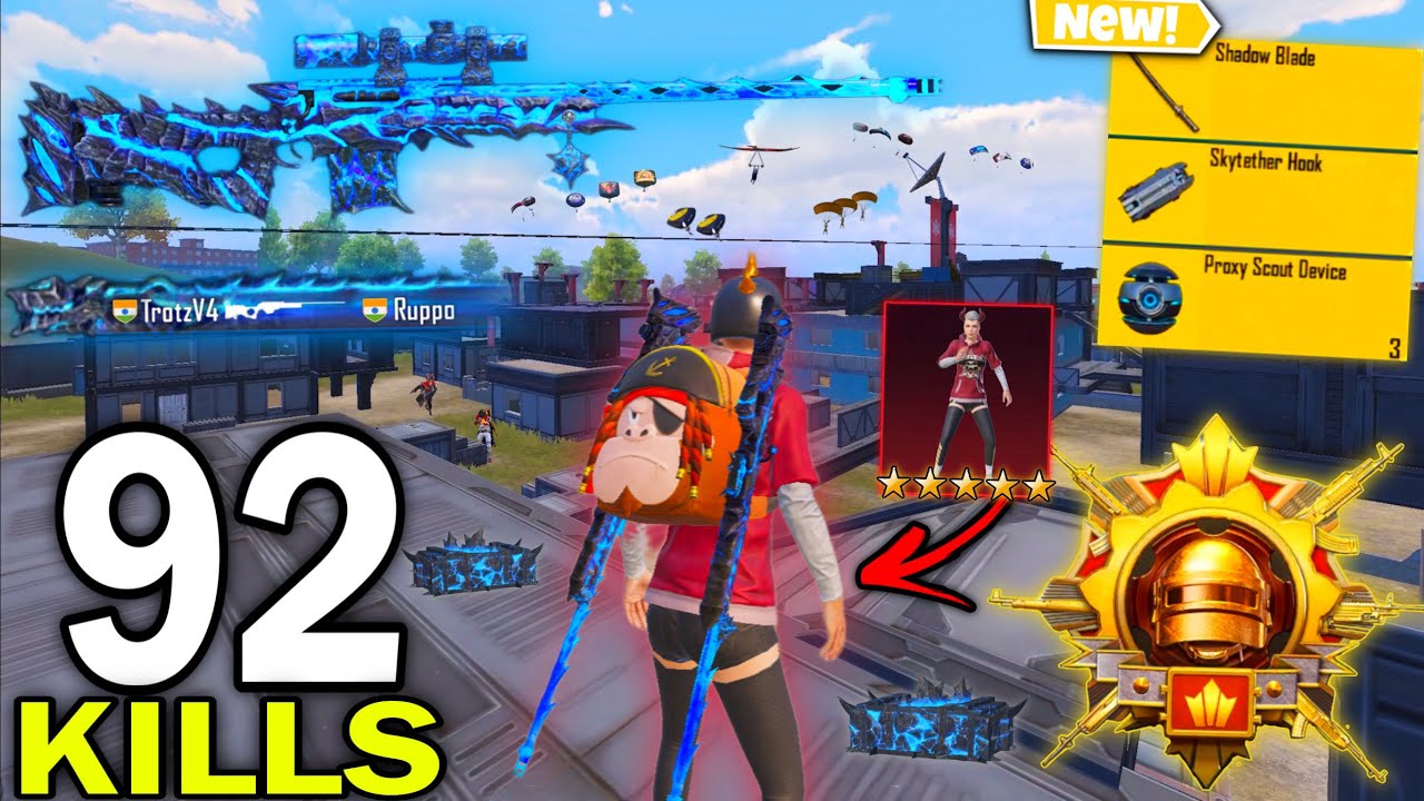 92 KILLS Wow!😈 NEW MODE BEST AGGRESSIVE RUSH GAMEPLAY 🔥SAMSUNG,A7,A8,J4,J5,J6,J7,J2,J3,XS,A3,A4,A5