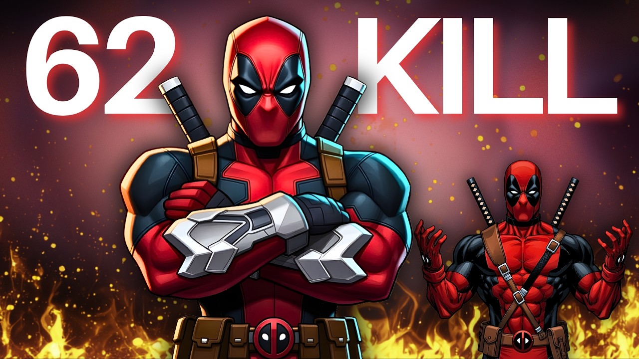 62 KILLS - I HARD CARRIED on Deadpool Tank (52K DAMAGE)