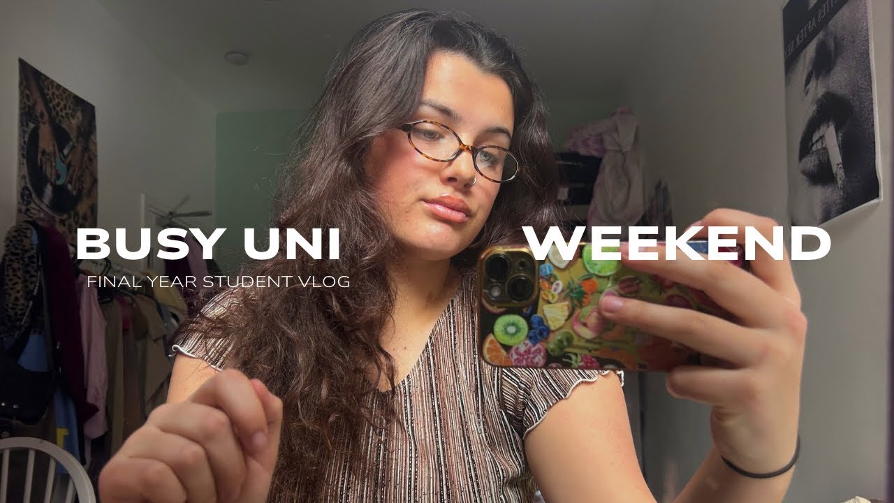 manchester uni diaries | ⋆˚ a very busy weekend as a final year at UOM*⭒˚⋆