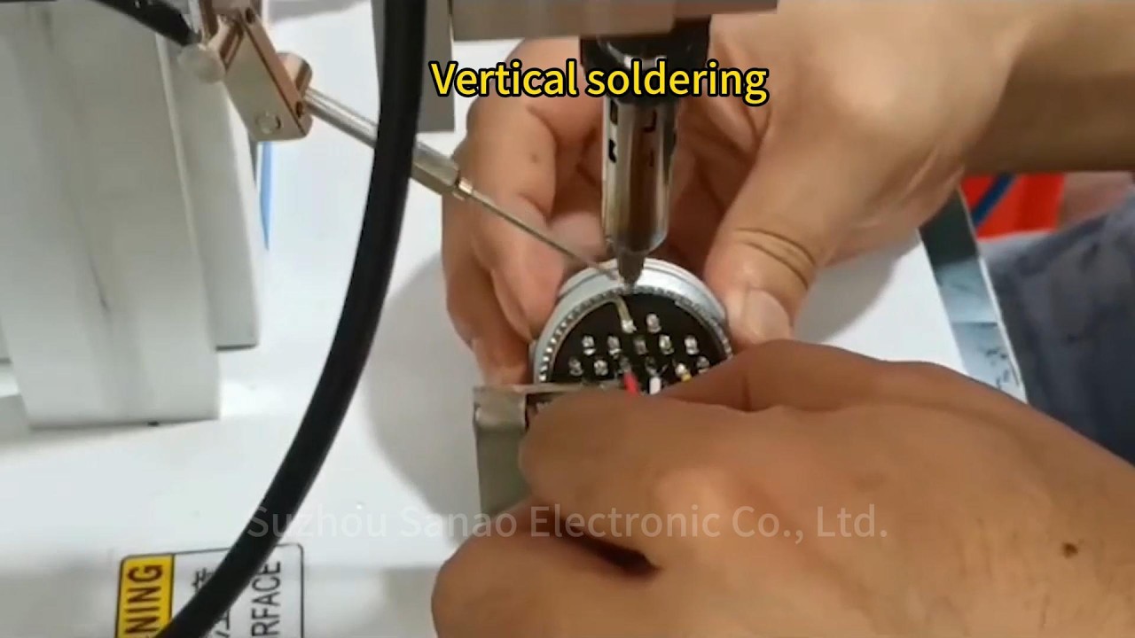 PCB LED Terminal Switch Socket Soldering Machine Semi-automatic Terminal Wiring Harness Spot Welder