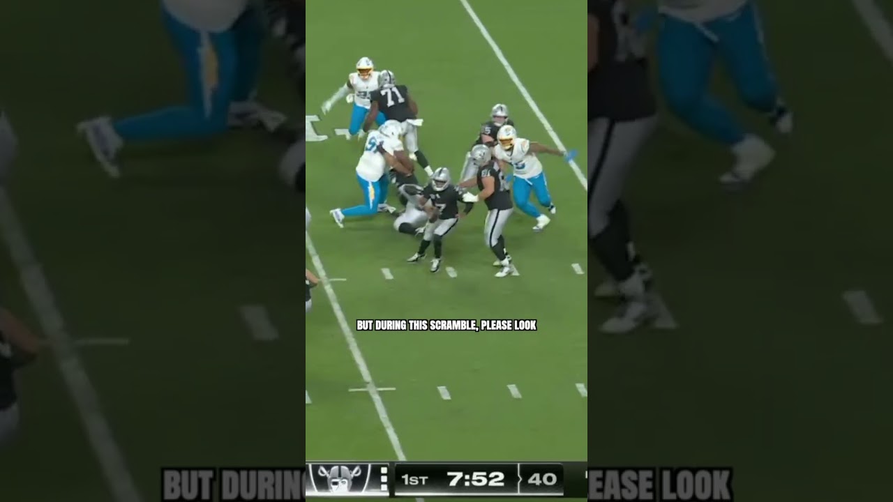 Ashton Jeanty's Pass Protection 😂