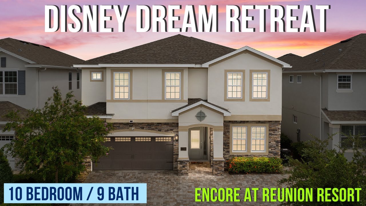 Disney Vacation Home | 10 Bedroom | Resort Pool | Encore at Reunion