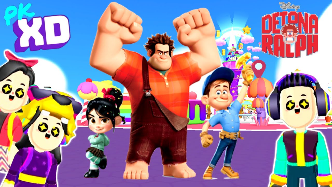 O FILME DETONA RALPH NO MUNDO DOCE DO PK XD!! - DETONA RALPH IN THE SWEET WORLD OF PK XD