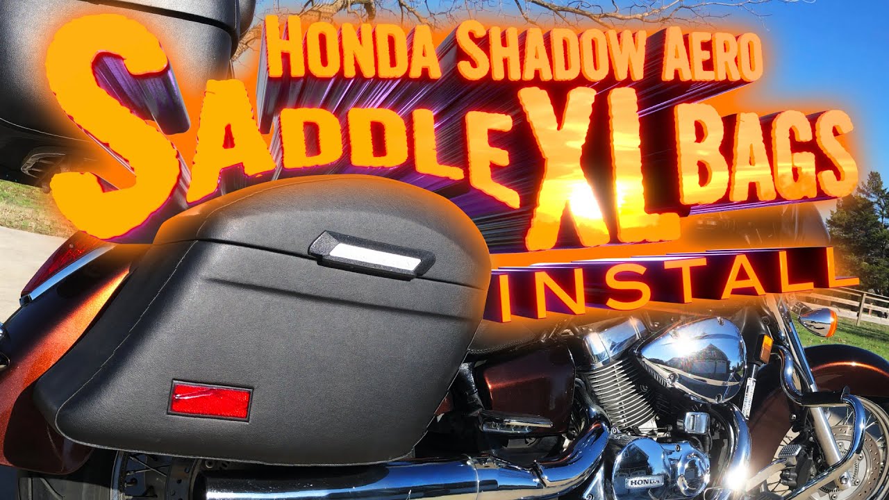 2018 Honda Shadow Aero VT750CS | Viking Bags Upgrade | How Big of a Saddle Bag Can Fit On An Aero