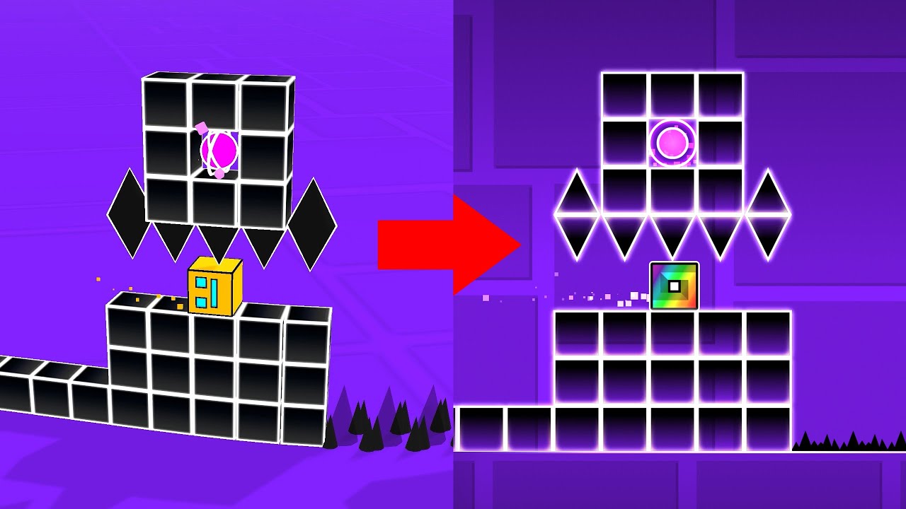 I recreated Shadow Siege from 3Dash — Geometry Dash