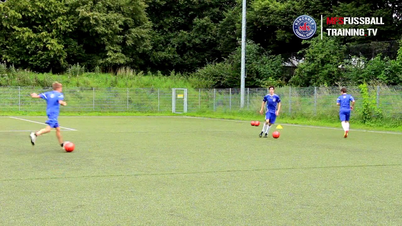 Passübung Fußball - Wenden im Spielaufbau VOL. 6