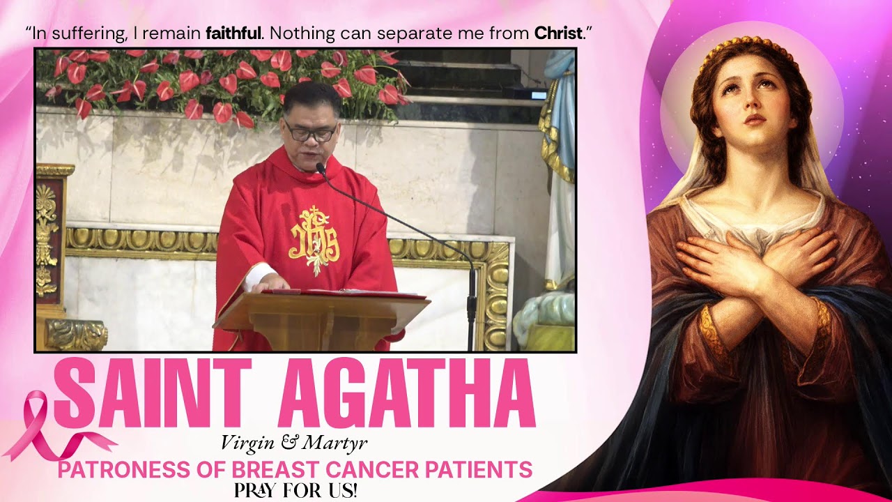 #QuiapoChurch 6AM LIVE MASS • 05 FEBRUARY 2026 • Memorial of SAINT AGATHA, Virgin & Martyr