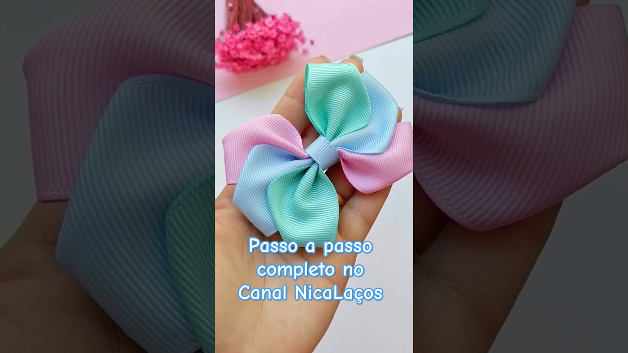 F&aacute;cil e econ&ocirc;mico! La&ccedil;o Mosaico #short #diy #pap